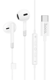 н-ки HOCO M109 Type-C Sunny digital wire control earphones with microphone white