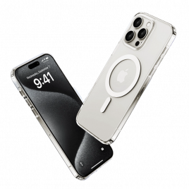 Чехол для iPhone 15 Pro USAMS Ice Magnet с MagSafe 