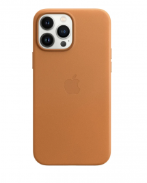 Чехол для iPhone 15 Pro Leather case кожаный