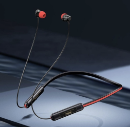 Наушники Remax bluetooth Sports RB-S12 вакуум с микрофон. black