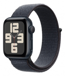 Apple Watch SE 2024 GPS 40mm Midnight Aluminium Case with Midnight Loop Band MXEA3