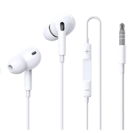 Наушники Remax RM-575 3.5mm вакуум с микрофон. white