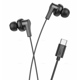 н-ки HOCO M114 Type-C Jia universal digital earphones with microphone black