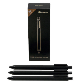 Набор гелевых ручек Xiaomi KACO Pure Plastic Gel Ink Pen K1015 Black