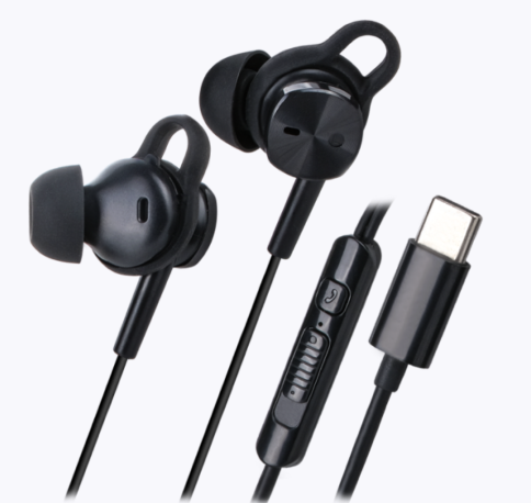Наушники WALKER H715 Type-C с микрофоном черные фото 1