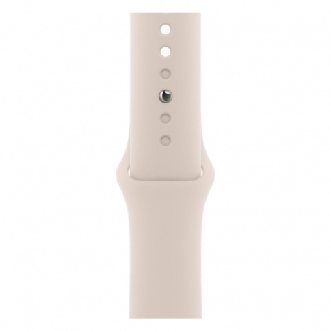 Apple Watch Series 9 GPS 41mm Starlight Aluminium Case with Starlight Sport Band - M/L фото 4