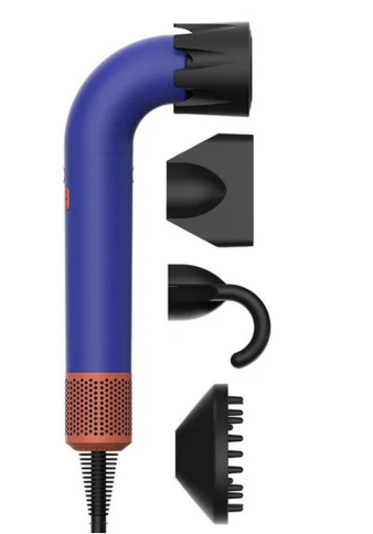 Фен для волос Beheart Hair Dryer PRO Насадок 6шт treasure  blue фото 1