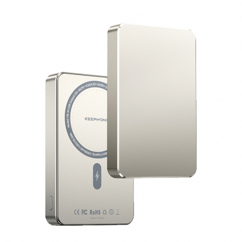 Внешний аккумулятор/Magnetic Power Bank Keephone PB-34 Lucci 10000mAh titanium фото 1