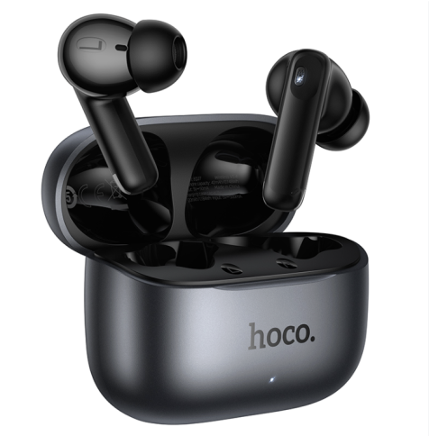 н-ки HOCO EQ27 Fun ANC+ENC smart AI translation headset（APP) metal gray фото 1