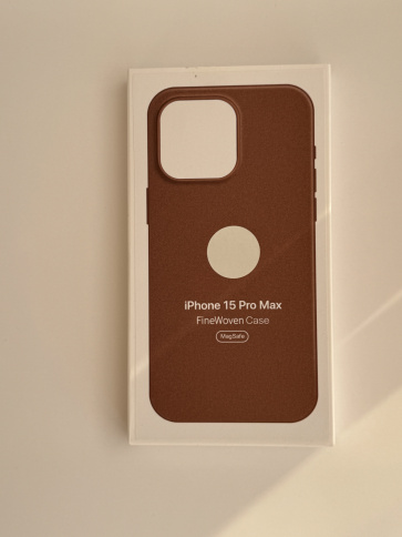 Чехол для iPhone 15 Pro Max Woven case из микро-твила фото 3