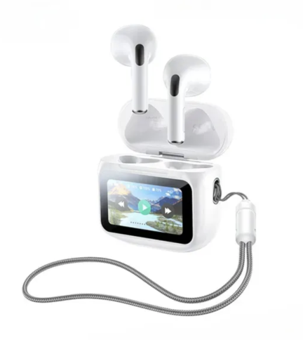 Наушники Remax TWS W20 ENC не вакуум+TouchScreen white фото 1