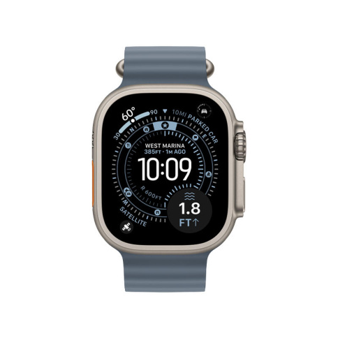 Apple Watch Ultra 3 49mm (Natural Ti Blue Ocean Band) фото 2