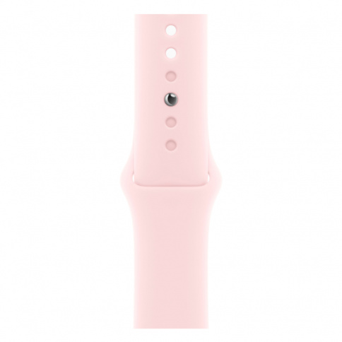 Apple Watch Series 9 GPS 45mm Pink Aluminium Case with Light Pink Sport Band - M/L фото 4