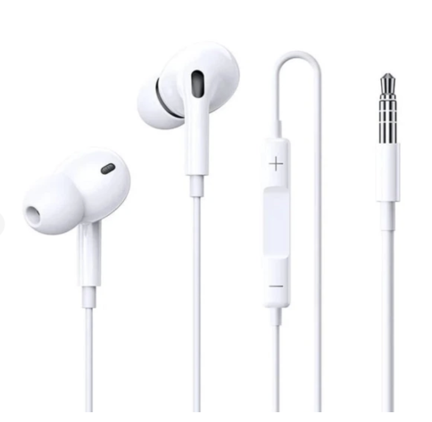 Наушники Remax RM-575 3.5mm вакуум с микрофон. white фото 1