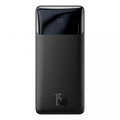 Power Bank Baseus Bipow Digital Display 20000mAh 15W Black (With Cable USB to Micro) фото 1