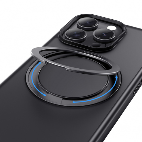 Чехол для iPhone 16 Pro USAMS GZ с MagSafe подставкой фото 2