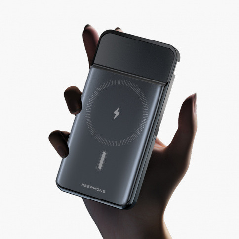 Внешний аккумулятор/Magnetic Power Bank Keephone PB-21 10000mAh black фото 6