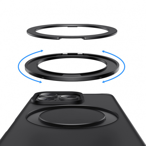 Чехол для iPhone 16 Pro USAMS GZ с MagSafe подставкой фото 3